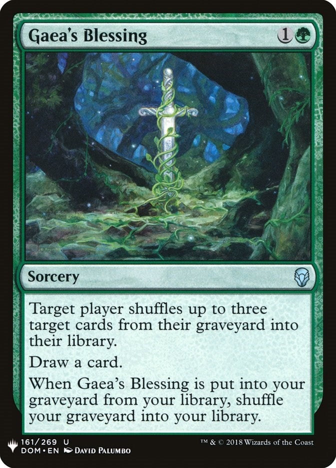 Gaea’s Blessing (161) [LIST] - MTG Single
