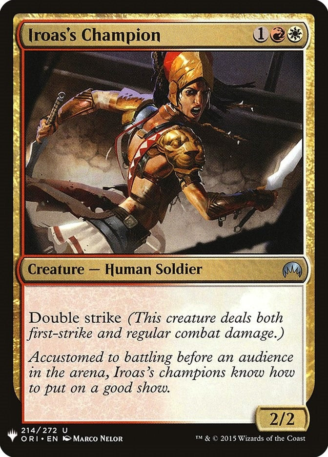 Iroas’s Champion (214) [LIST] - MTG Single
