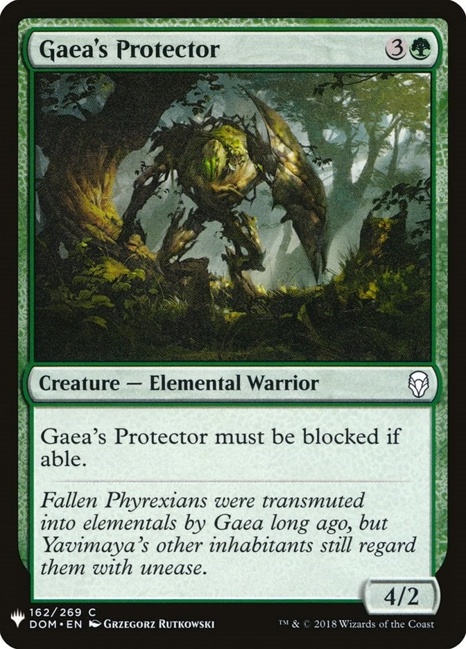 Gaea’s Protector (162) [LIST] - MTG Single