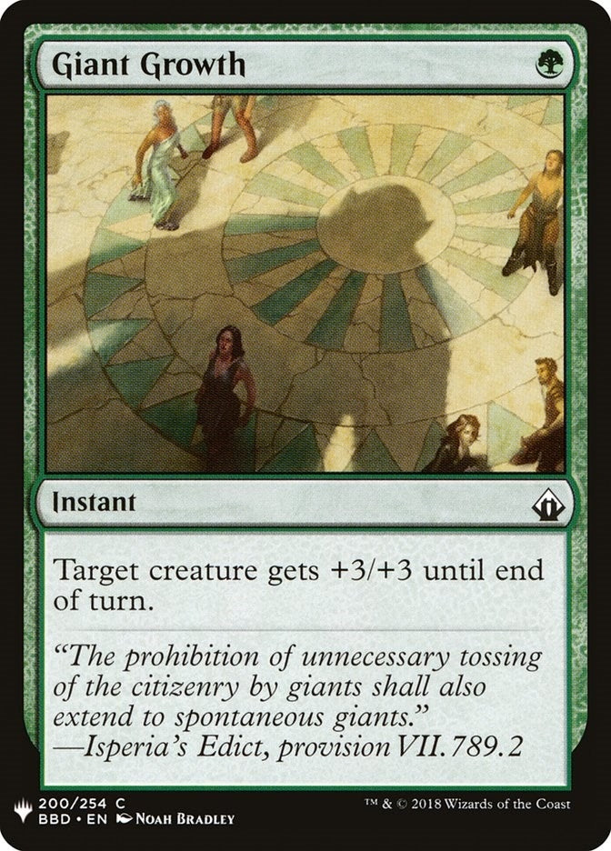 Giant Growth (200) [LIST] - MTG Single