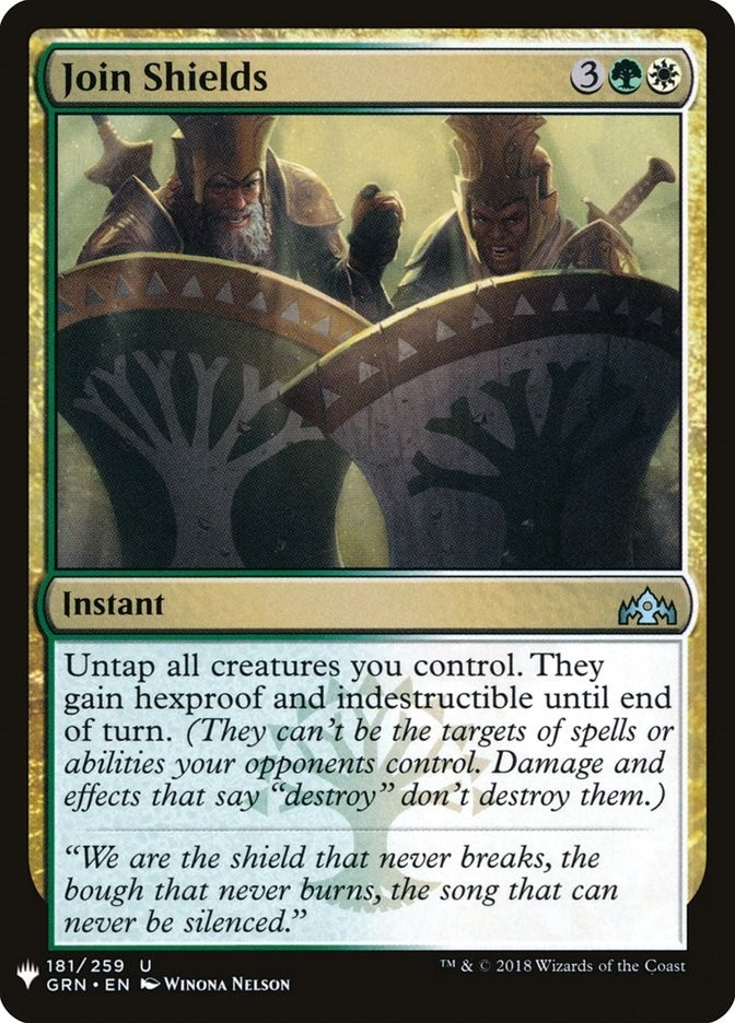 Join Shields (181) [LIST] - MTG Single