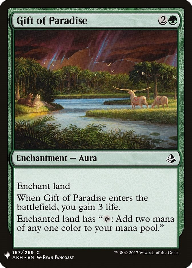 Gift of Paradise (167) [LIST] - MTG Single