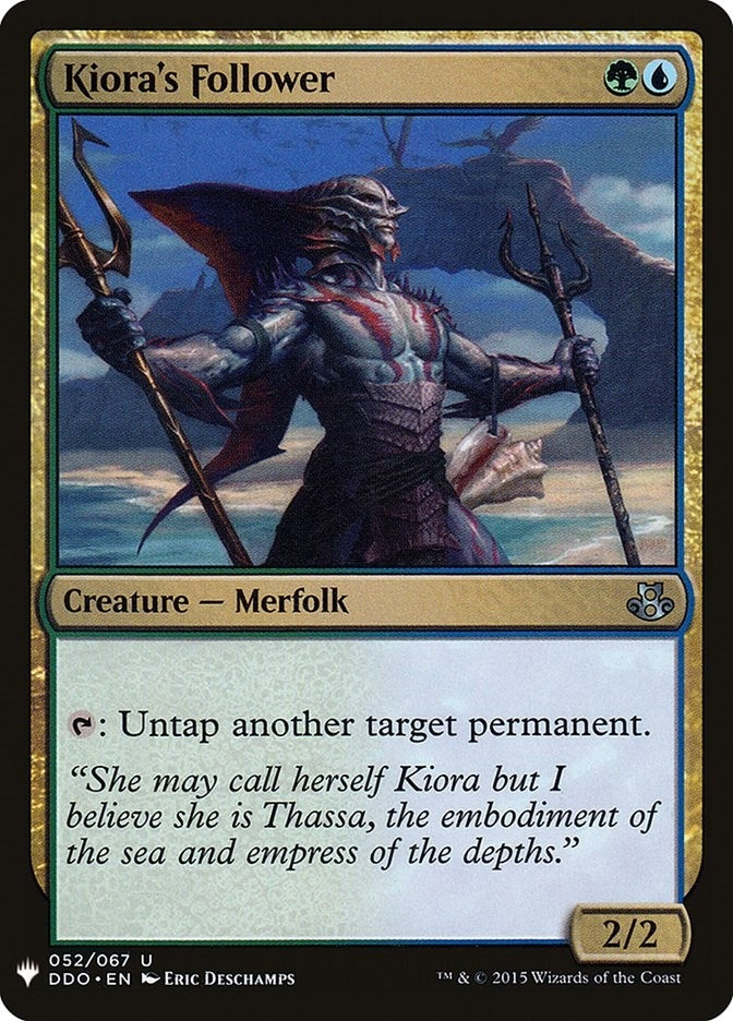Kiora’s Follower (52) [LIST] - MTG Single