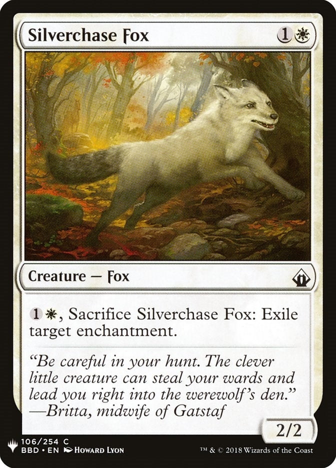 Silverchase Fox (106) [LIST] - MTG Single