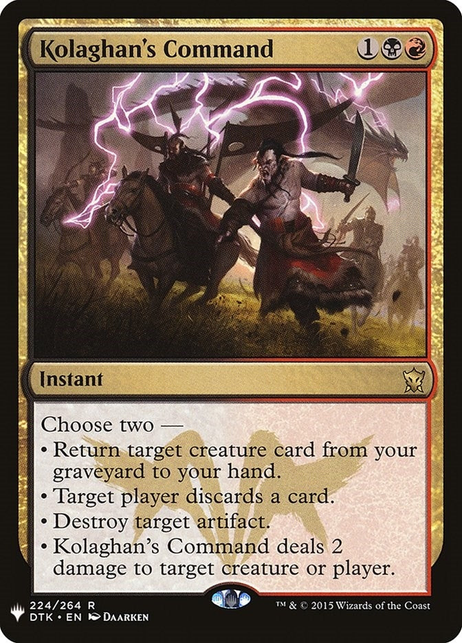 Kolaghan’s Command (224) [LIST] - MTG Single