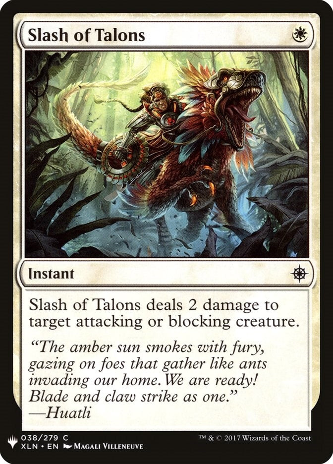 Slash of Talons (38) [LIST] - MTG Single