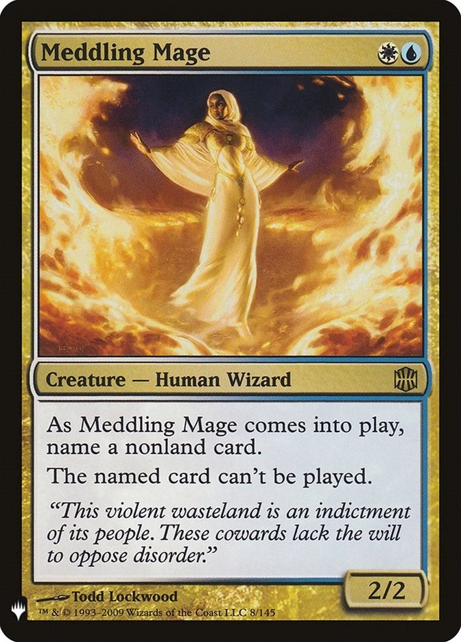 Meddling Mage (8) [LIST] - MTG Single
