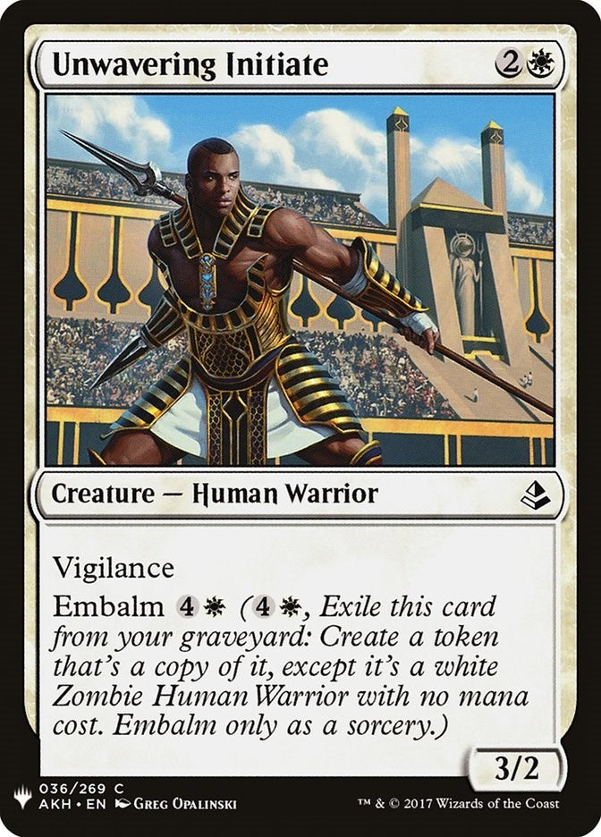 Unwavering Initiate (36) [LIST] - MTG Single