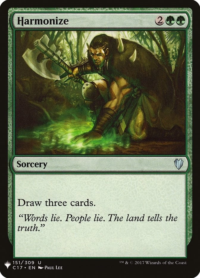 Harmonize (C17) (151) [LIST] - MTG Single