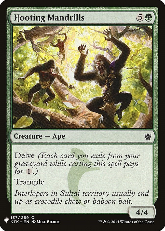 Hooting Mandrills (137) [LIST] - MTG Single