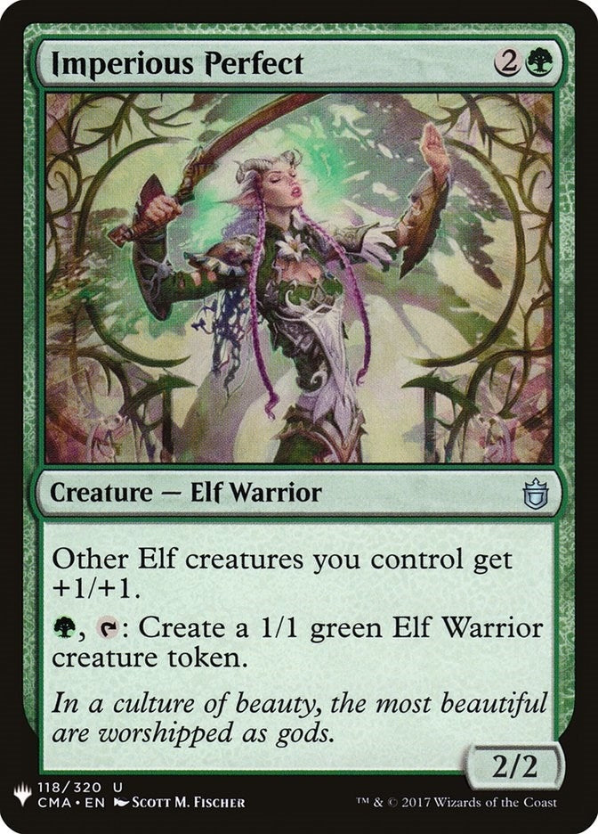 Imperious Perfect (CMA) (118) [LIST] - MTG Single