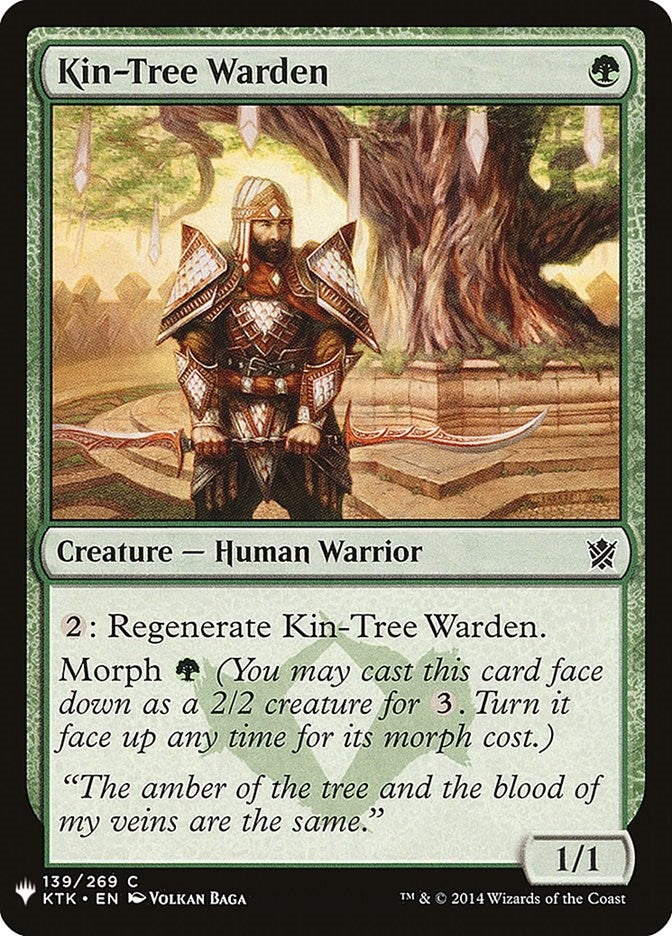 Kin-Tree Warden (139) [LIST] - MTG Single