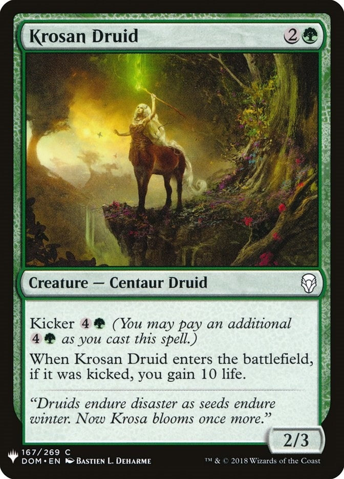 Krosan Druid (167) [LIST] - MTG Single
