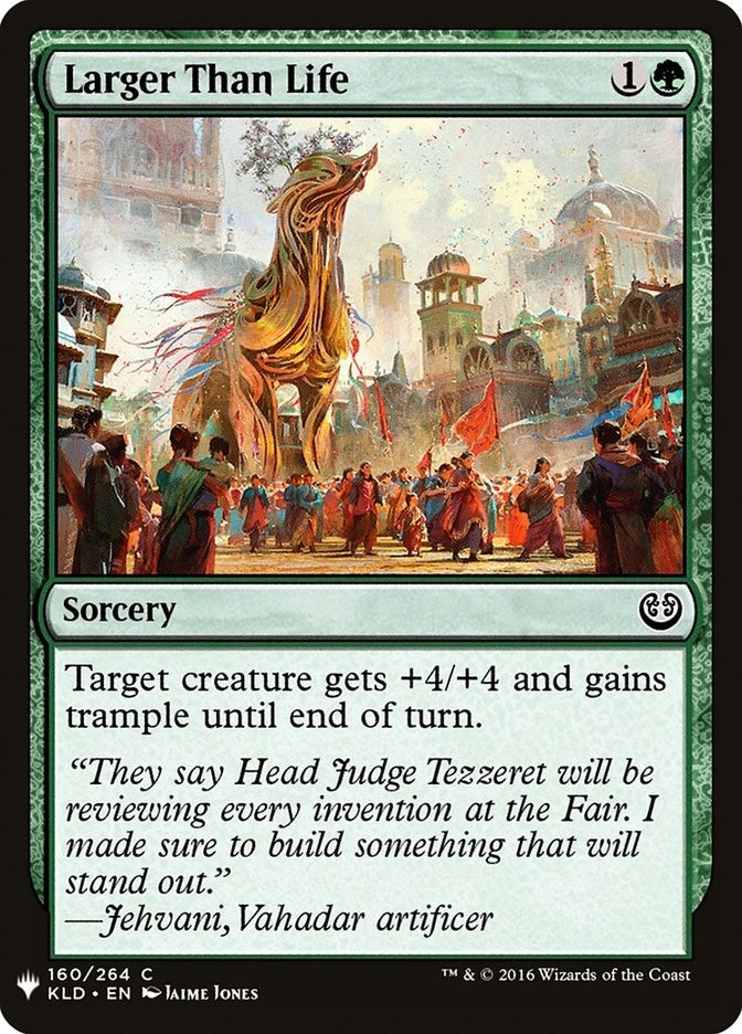 Larger Than Life (160) [LIST] - MTG Single