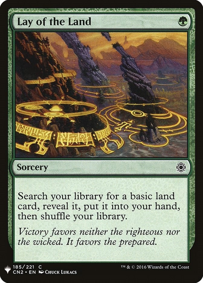 Lay of the Land (185) [LIST] - MTG Single