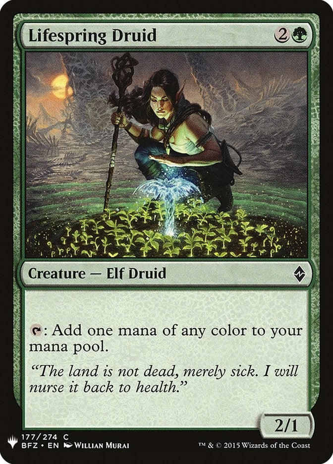 Lifespring Druid (177) [LIST] - MTG Single