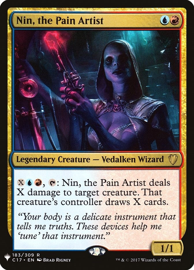 Nin the Pain Artist (183) [LIST] - MTG Single