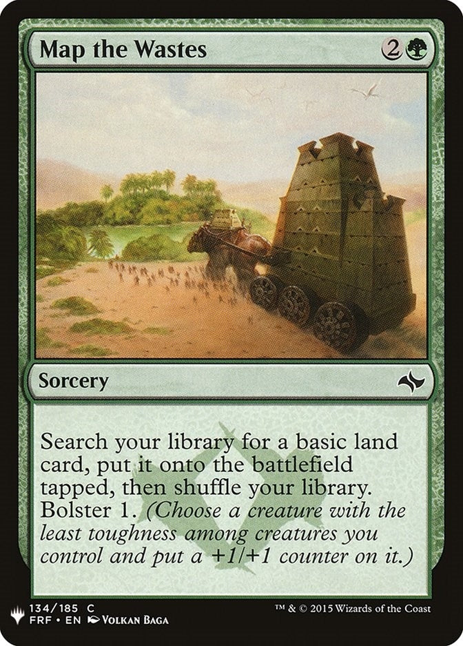 Map the Wastes (134) [LIST] - MTG Single
