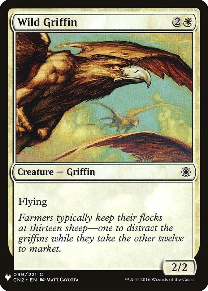 Wild Griffin (99) [LIST] - MTG Single