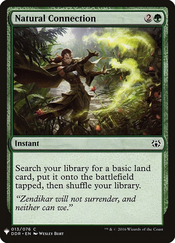 Natural Connection (13) [LIST] - MTG Single