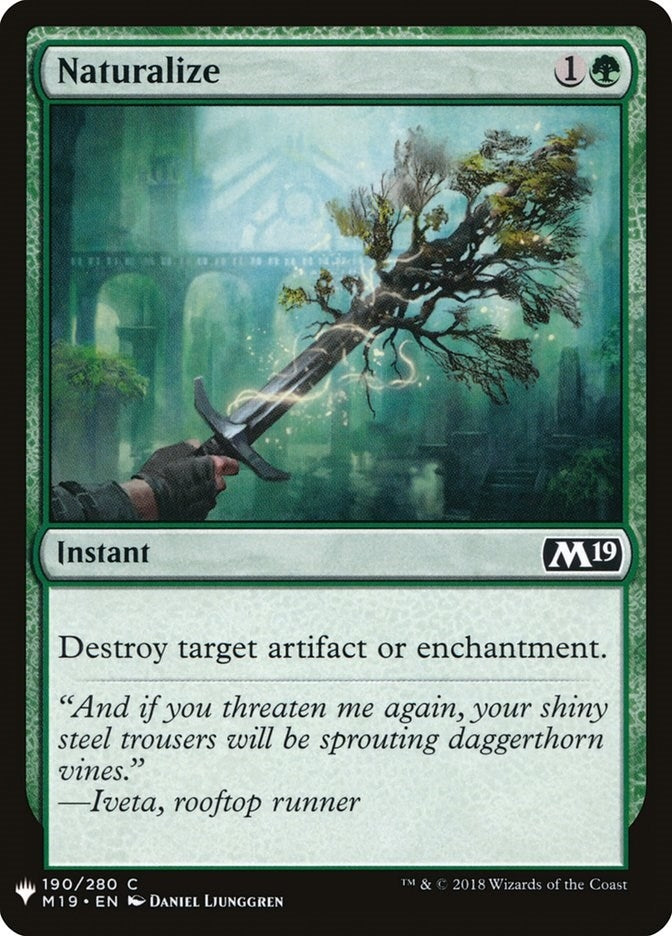Naturalize (190) [LIST] - MTG Single