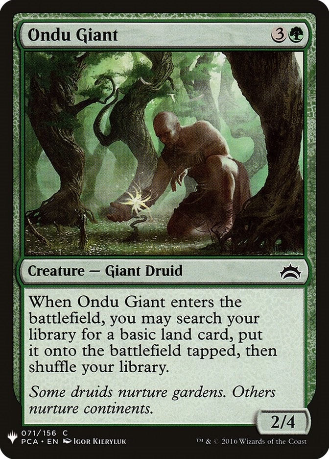 Ondu Giant (71) [LIST] - MTG Single