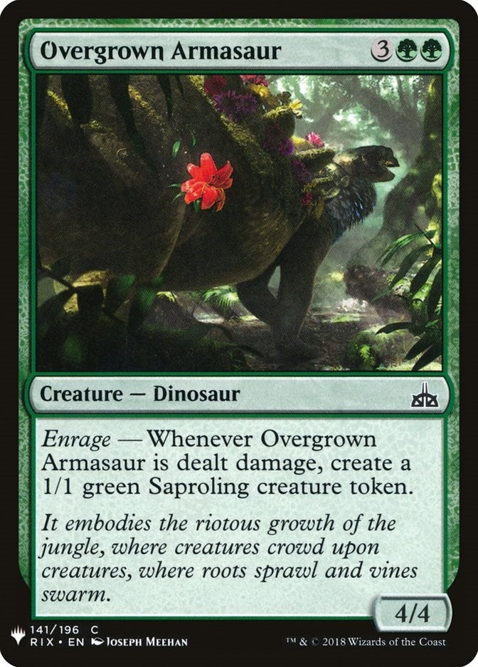 Overgrown Armasaur (141) [LIST] - MTG Single