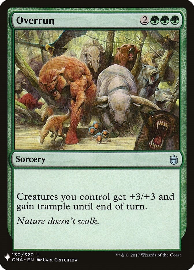 Overrun (130) [LIST] - MTG Single