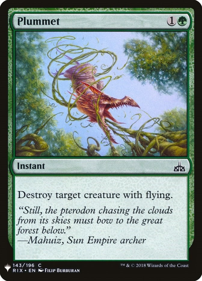 Plummet (143) [LIST] - MTG Single