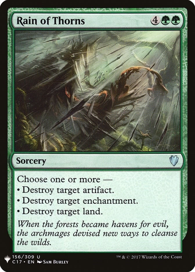 Rain of Thorns (156) [LIST] - MTG Single