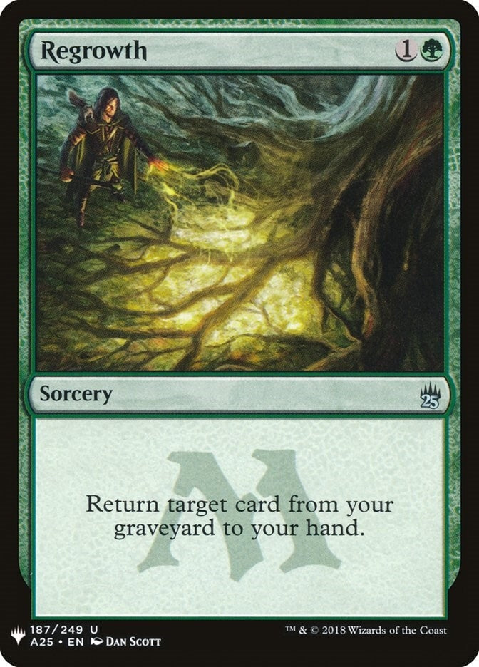 Regrowth (187) [LIST] - MTG Single