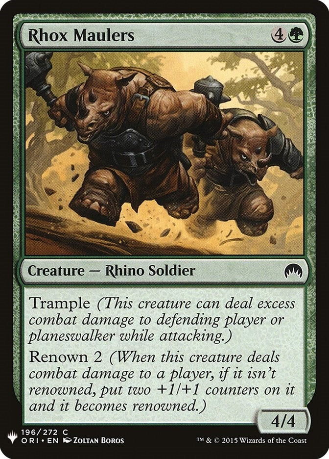 Rhox Maulers (196) [LIST] - MTG Single