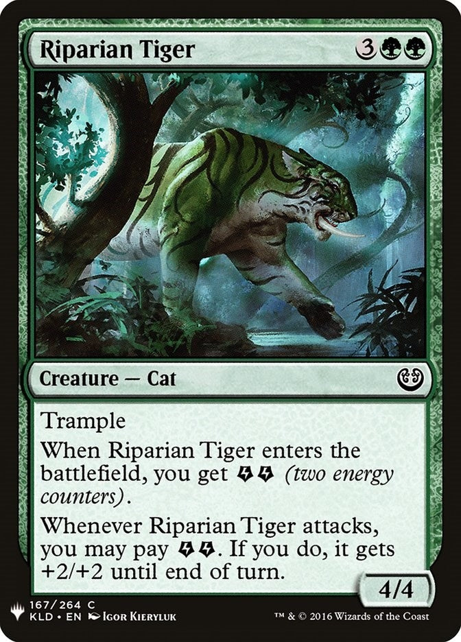 Riparian Tiger (167) [LIST] - MTG Single