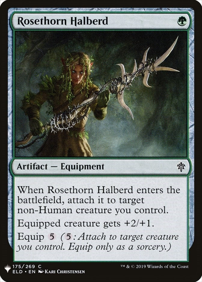 Rosethorn Halberd (175) [LIST] - MTG Single