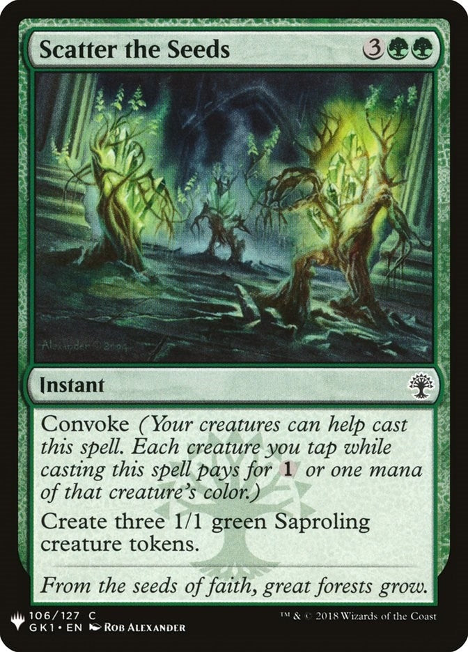 Scatter the Seeds (106) [LIST] - MTG Single
