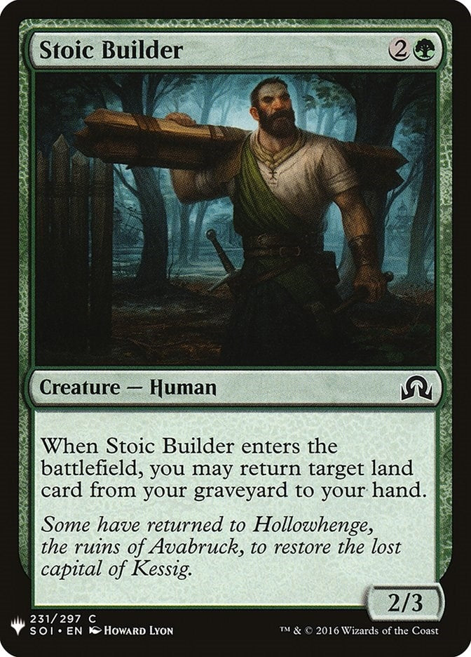 Stoic Builder (231) [LIST] - MTG Single
