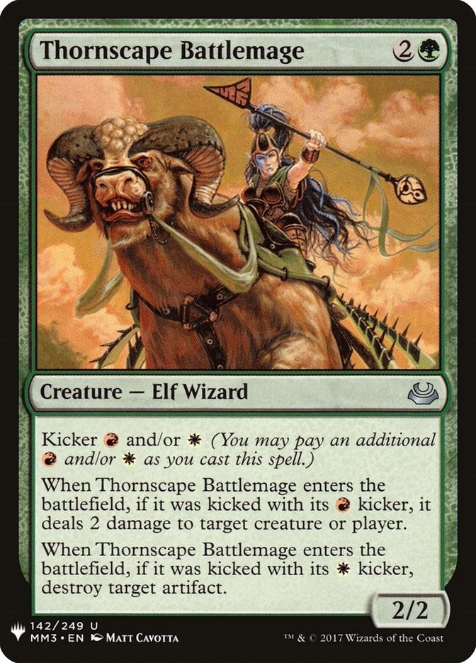 Thornscape Battlemage (142) [LIST] - MTG Single