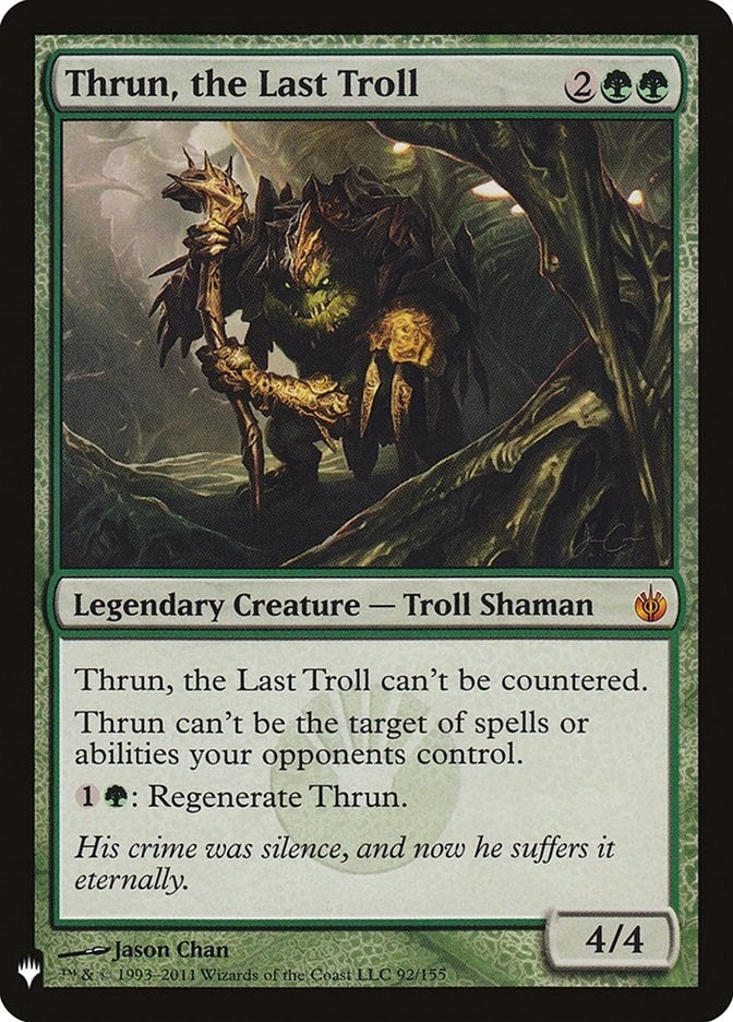 Thrun the Last Troll (92) [LIST] - MTG Single