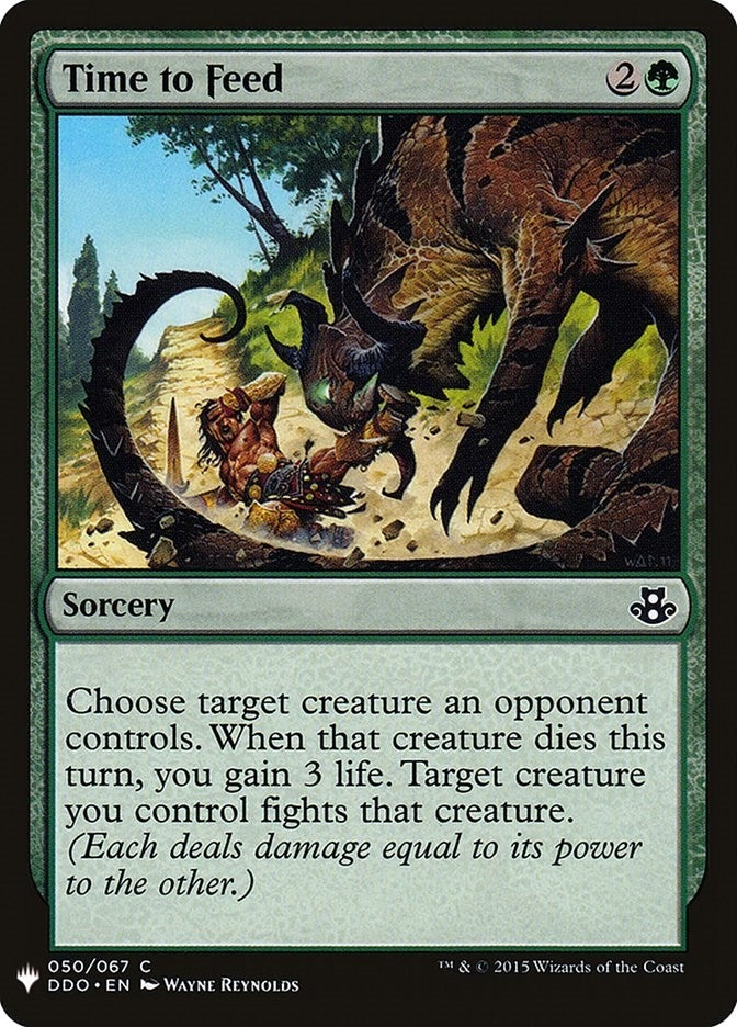 Time to Feed (50) [LIST] - MTG Single