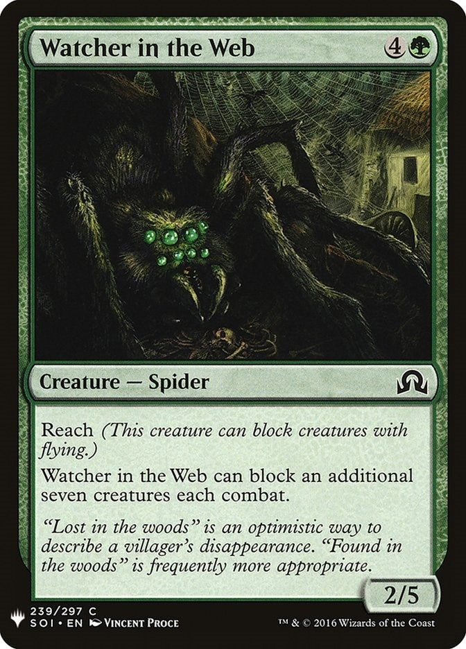 Watcher in the Web (239) [LIST] - MTG Single