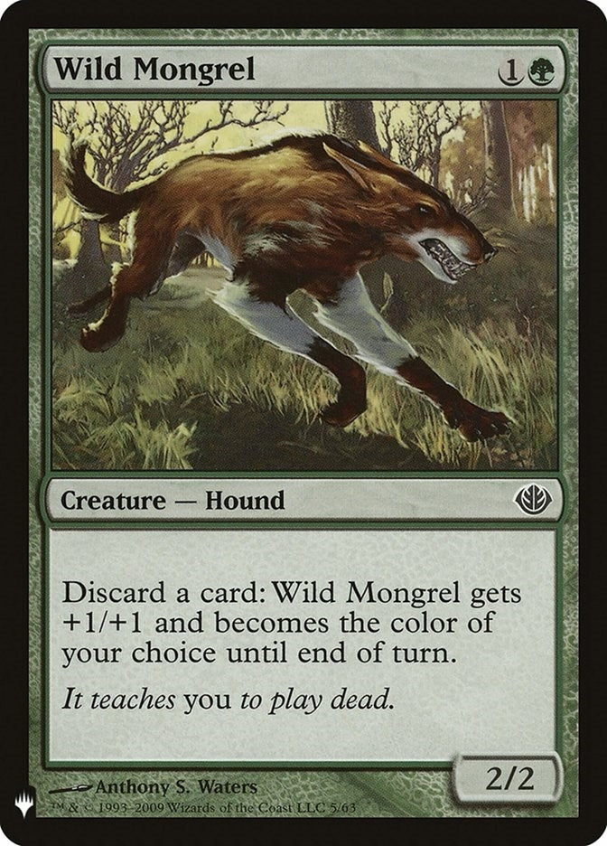 Wild Mongrel (5) [LIST] - MTG Single