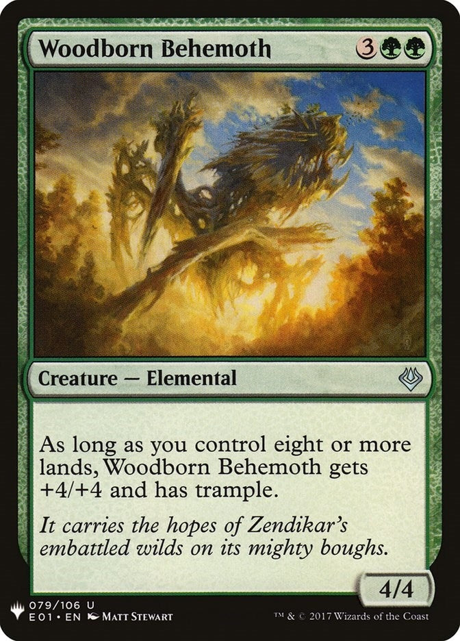 Woodborn Behemoth (79) [LIST] - MTG Single