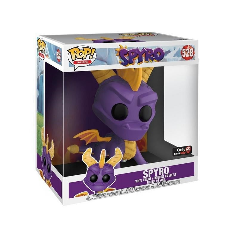 Spyro: Spyro Super Sized 10’’ (Gamestop Exclusive) (528) [POP!] - Funko Sealed
