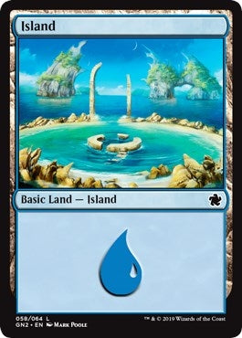 Island (58) (58) [GN2] - MTG Single