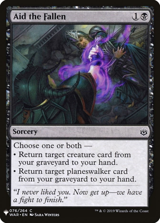 Aid the Fallen (76) [LIST] - MTG Single