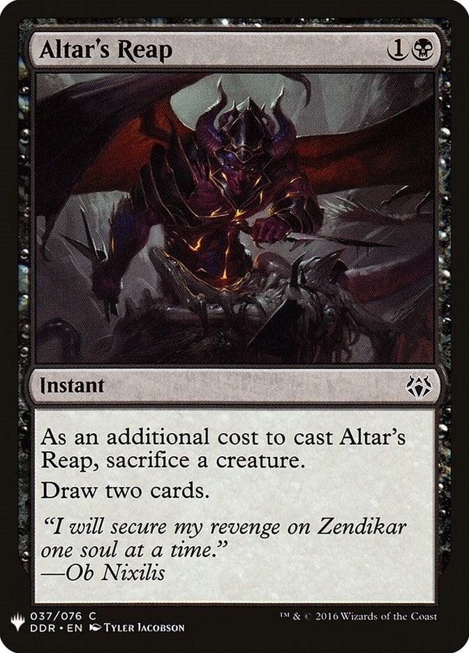 Altar’s Reap (37) [LIST] - MTG Single