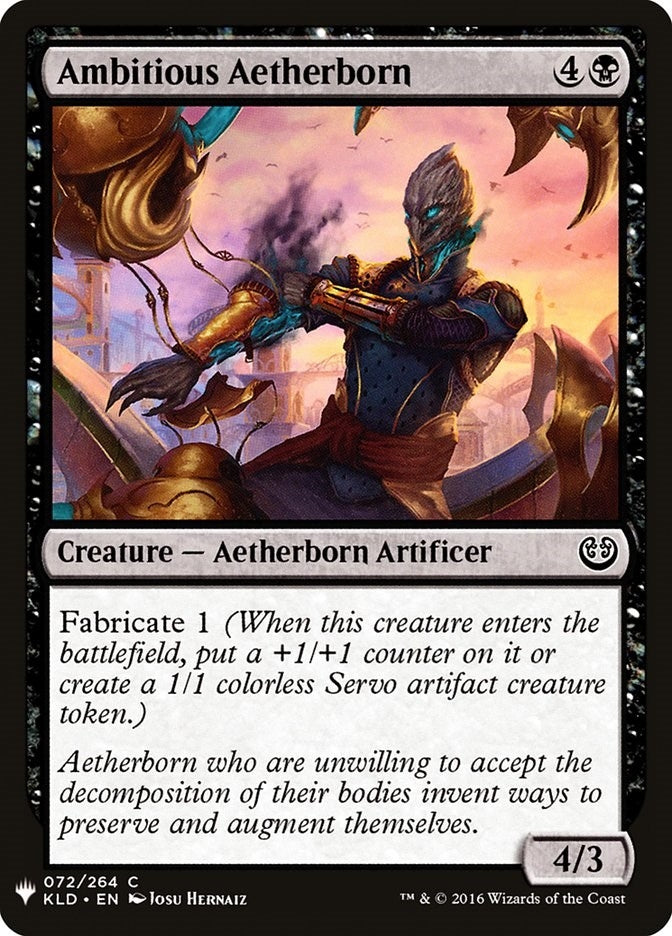 Ambitious Aetherborn (72) [LIST] - MTG Single