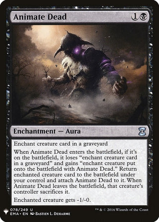 Animate Dead (78) [LIST] - MTG Single