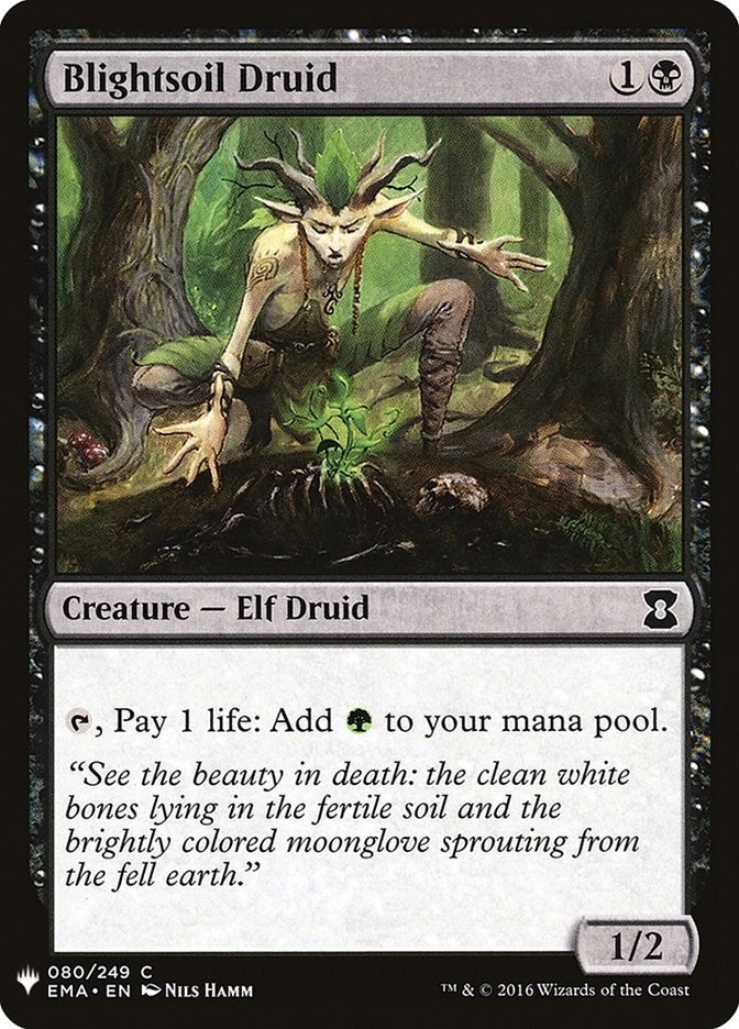 Blightsoil Druid (80) [LIST] - MTG Single