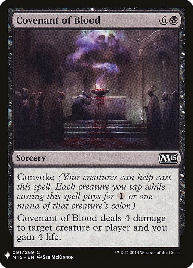 Covenant of Blood (91) [LIST] - MTG Single